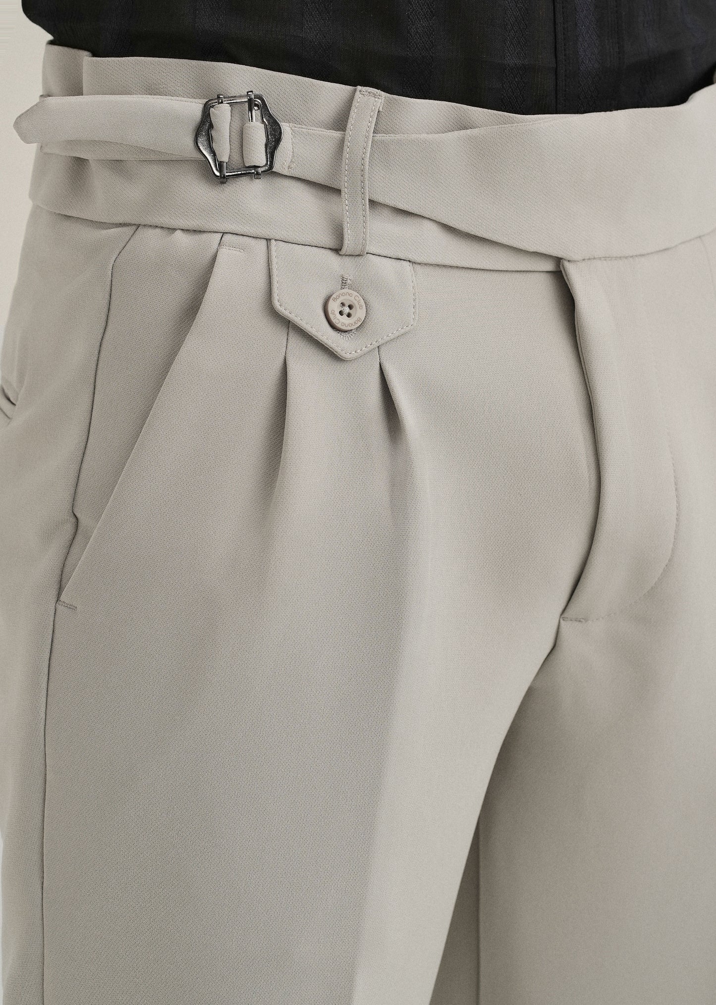 Beige Gurkha Pants