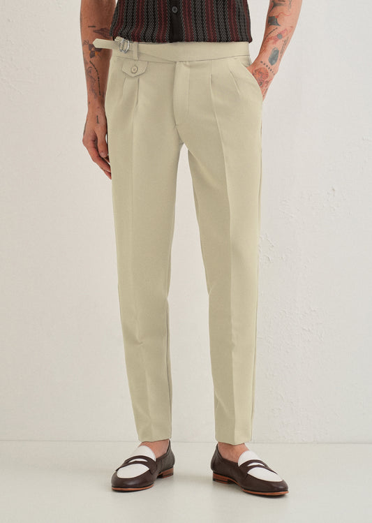 Cream Gurkha Pants